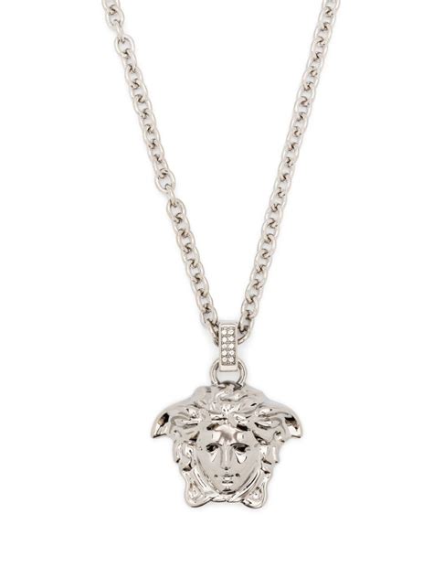 versace anhänger silber|farfetch versace pendants.